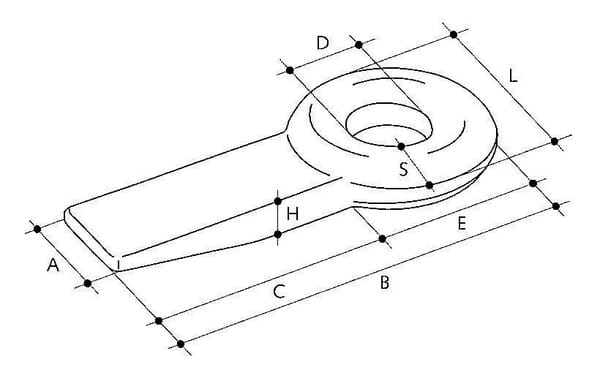 Anillo de enganche plano 25 t 4 Anillo de enganche plano 25 t - Imagen 4