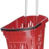 Cesta plástico rojo/negro 457x350x550mm
