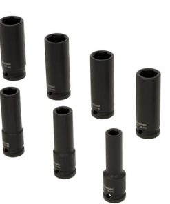 Juego de vasos de impacto, largo 1/2" 10-piezas