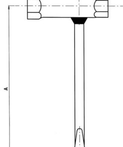 Llave de bujías 13/19 mm