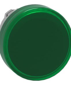 Elemento frontal con indicador luminoso verde