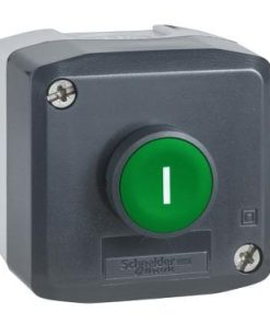 Caja para pulsador, verde, I