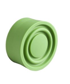 Tapa de goma de puls. verde