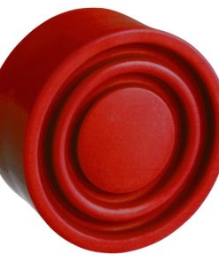 Tapa de goma de puls. roja