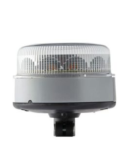 Alternative view of Faro intermitente LED, 10W, redondo, 12/24V, transparente/amarillo, atornillable, diámetro 149mm x132mm, 10 LED's, Hella