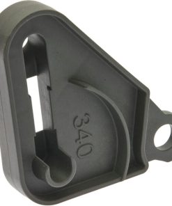Placa de soporte delantera IZQ., (gris)