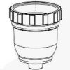Inclined filter bowl 1"1/2m.
