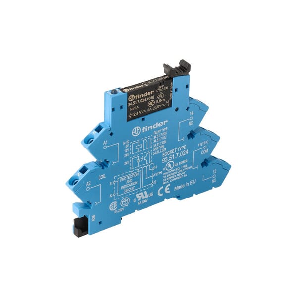 Relé interfaz Mod. (EMR)Sin tornillos 6.2mm.1CO 6A/48V CC sens/AgNi 3 Relé interfaz Mod. (EMR)Sin tornillos 6.2mm.1CO 6A/48V CC sens/AgNi - Imagen 3