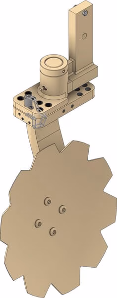 Arado de discos Ø 400 mm con ajuste de doble ángulo RH - Imagen 2
