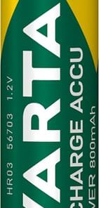 Pilas 1,2 V 800 mAh AAA 4 uds.