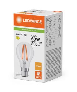 Lámpara LED 5.9W 827 B22D