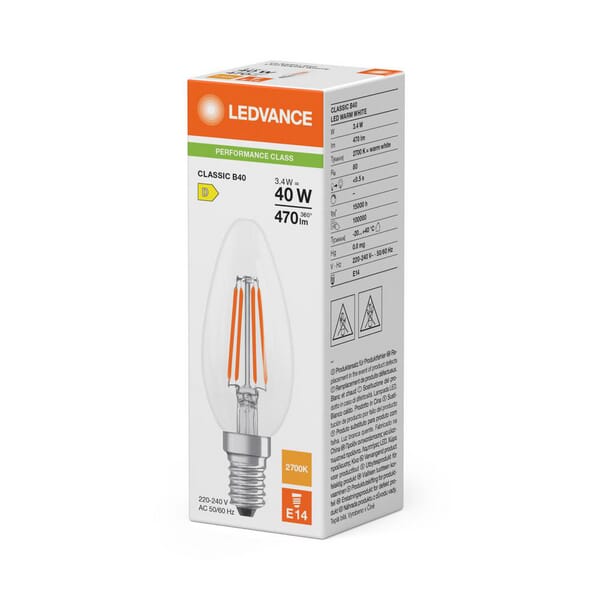 Lámpara LED 3.4W 827 E14 3 Lámpara LED 3.4W 827 E14 - Imagen 3