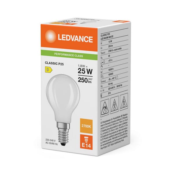 Lámpara LED 1.8W 827 E14 3 Lámpara LED 1.8W 827 E14 - Imagen 3