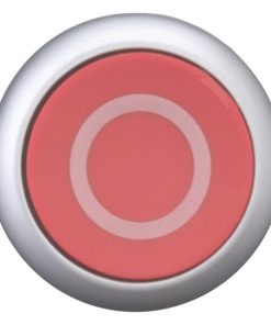 Pulsador rojo ret. res. "0"