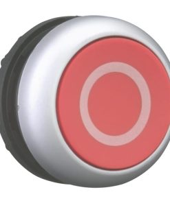 Pulsador rojo ret. res. "0"
