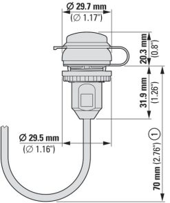 Racor de tabique USB 2.0 A/A