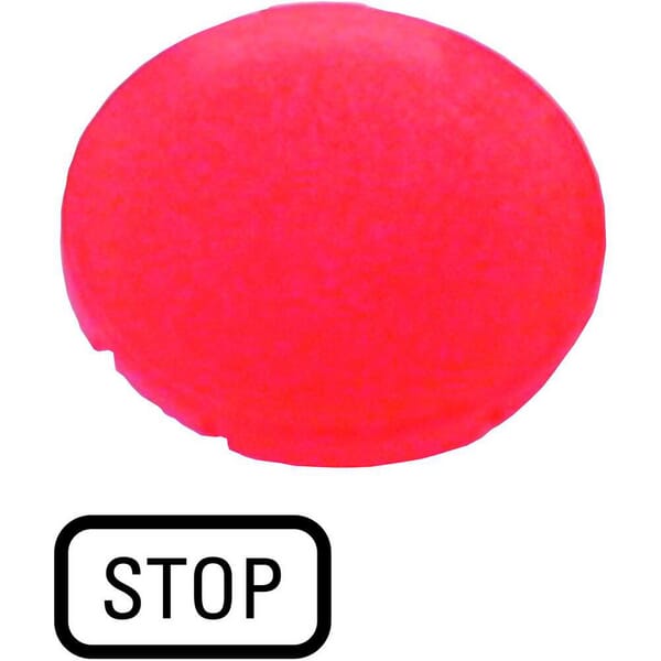 Lente de botón roja STOP 3 Lente de botón roja STOP - Imagen 3