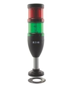 Columna de señalización + LED 24 V rojo/verde completo