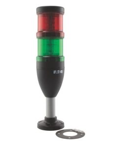Columna de señalización + LED 24 V rojo/verde completo