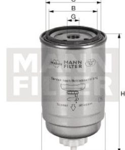 Filtro intercamb. combustible