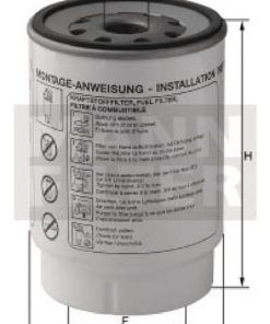 Filtro intercamb. combustible