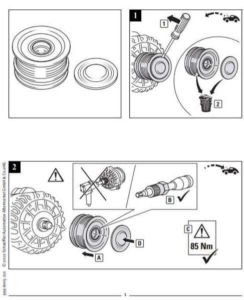 Kit mantenimiento sistema accionamiento auxiliar FEAD 3 Kit mantenimiento sistema accionamiento auxiliar FEAD - Imagen 3