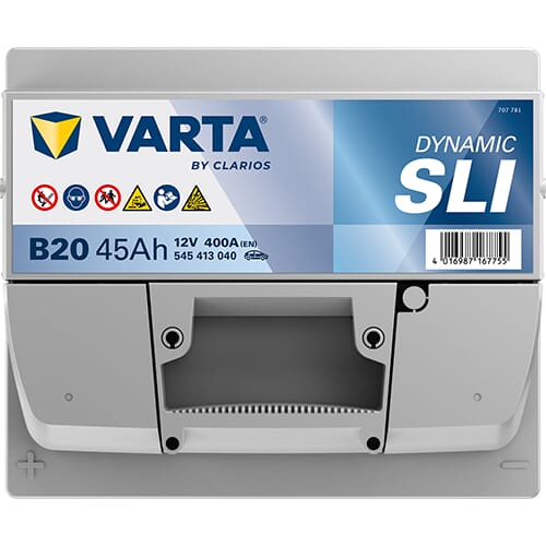 Batería 12 V 45 Ah 400 A B20 VARTA Dynamic SLI 14 Batería 12 V 45 Ah 400 A B20 VARTA Dynamic SLI - Imagen 14