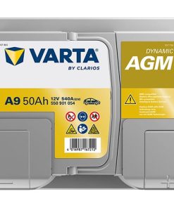 Batería, 12V 50Ah 540A, A9 VARTA Dynamic AGM