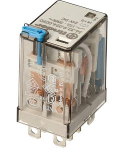 Relé, 2 polos, 24V/CC