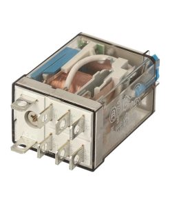 Relé, 2 polos, 24V/CC