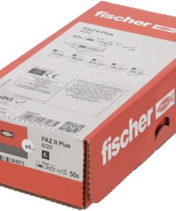 FISCHER FAZ II PLUS 6/20 EV (6X75) 50uds