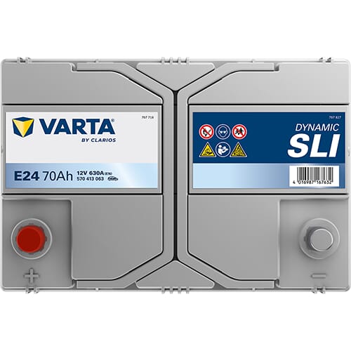Batería 12 V 70 Ah 630 A E24 VARTA Dynamic SLI 14 Batería 12 V 70 Ah 630 A E24 VARTA Dynamic SLI - Imagen 14