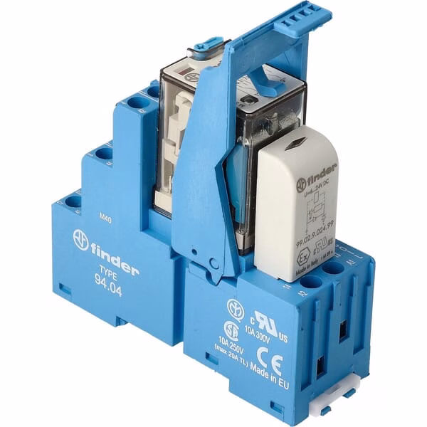 Interfaz de relé Mod. borne de tornillo 4CO 7A/24V CC/Agni/LED - Imagen 5