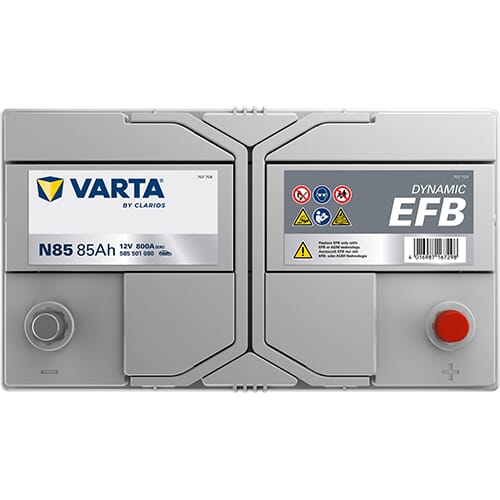Batería 12 V 85 Ah 800 A N85 VARTA Dynamic EFB 14 Batería 12 V 85 Ah 800 A N85 VARTA Dynamic EFB - Imagen 14