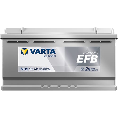 Batería 12 V 95 Ah 850 A N95 VARTA Dynamic EFB 13 Batería 12 V 95 Ah 850 A N95 VARTA Dynamic EFB - Imagen 13