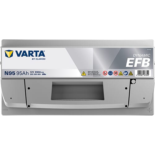 Batería 12 V 95 Ah 850 A N95 VARTA Dynamic EFB 14 Batería 12 V 95 Ah 850 A N95 VARTA Dynamic EFB - Imagen 14