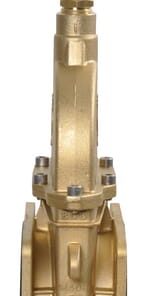 Válvula de guillotina 6" con brida cuadrada ECO de 4 tornillos