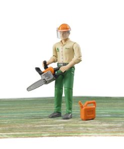 Trabajador forestal con accesorios 3 Trabajador forestal con accesorios