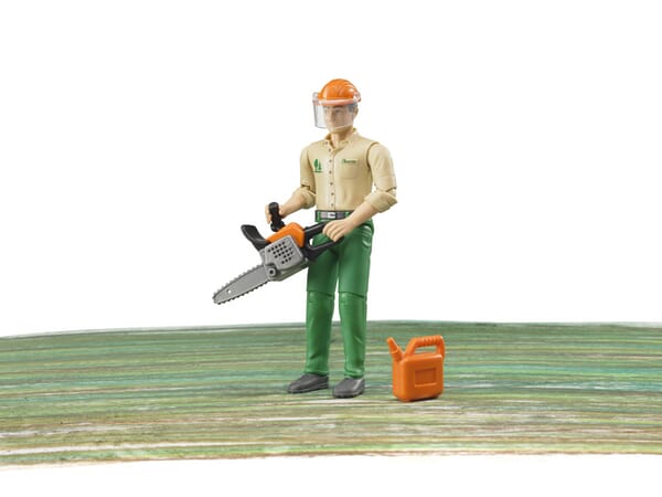 Trabajador forestal con accesorios 2 Trabajador forestal con accesorios - Imagen 2