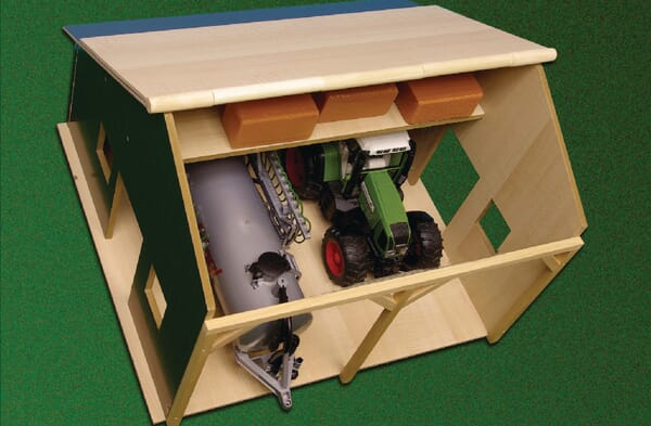 Cobertizo de madera para 2 tractores 6 Cobertizo de madera para 2 tractores - Imagen 6