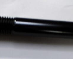 Tornillo, H24x200, negro, (10.9) + tuerca de tope (4488-1)