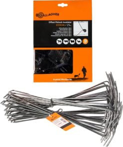 Aislador distan. alambre 30 cm