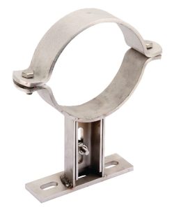 Abrazadera de pared 160 mm RVS