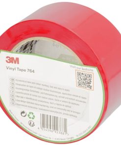 Cinta de vinilo 764, roja, 50 mm x 33 m