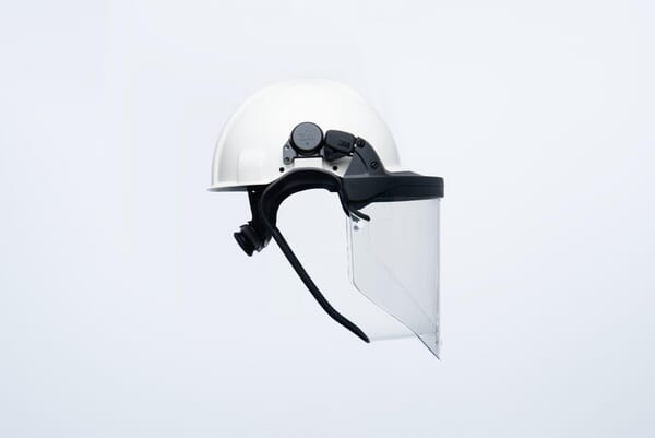 Pantalla facial protectora de arco eléctrico tintada 1 Pantalla facial protectora de arco eléctrico tintada
