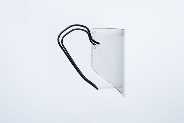 Pantalla facial protectora de arco eléctrico tintada 2 Pantalla facial protectora de arco eléctrico tintada - Imagen 2
