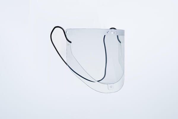 Pantalla facial protectora de arco eléctrico tintada 3 Pantalla facial protectora de arco eléctrico tintada - Imagen 3