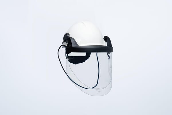 Pantalla facial protectora de arco eléctrico tintada 4 Pantalla facial protectora de arco eléctrico tintada - Imagen 4