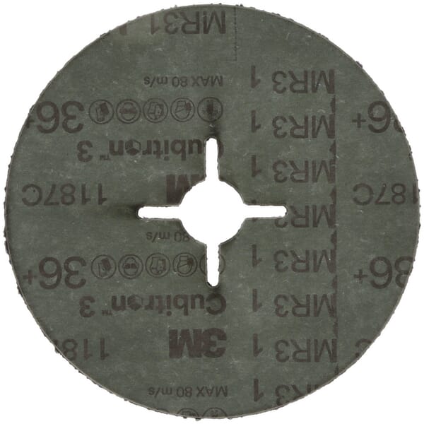 Disco de fibra Cubitron™ 3, 1187C 150 mm K36 5 Disco de fibra Cubitron™ 3, 1187C 150 mm K36 - Imagen 5