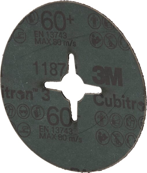 Cubitron™ Disco de 3 fibras 1187C, 100mm K60 2 Cubitron™ Disco de 3 fibras 1187C, 100mm K60 - Imagen 2